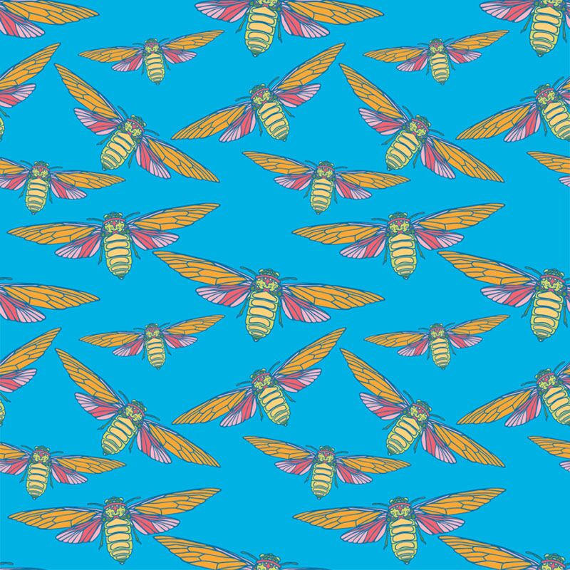 Cicada Collection Flight Summer Afternoon by Laura Lane Design Cicada Collection Flight Summer Afternoon by Laura Lane Design