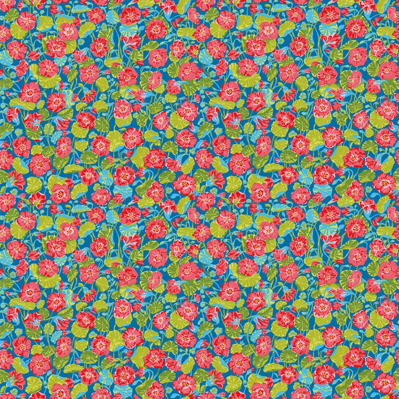 Cicada Nasturtiums Brilliant by Laura Lane Design Cicada Nasturtiums Brilliant by Laura Lane Design