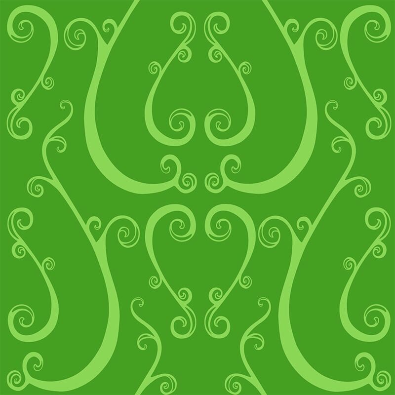 Cicada Collection Baroque Scroll Evergreen by Laura Lane Design Cicada Collection Baroque Scroll Evergreen by Laura Lane Design