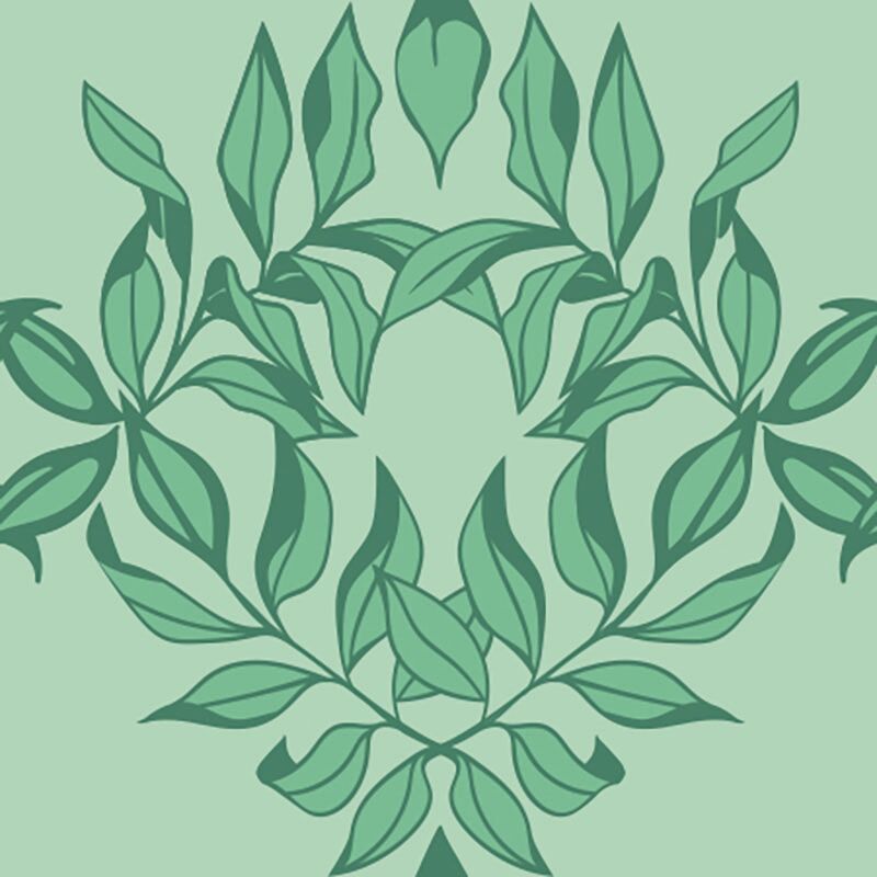 Cicada Collection Garden Trellis Mint by Laura Lane Design Cicada Collection Garden Trellis Mint by Laura Lane Design