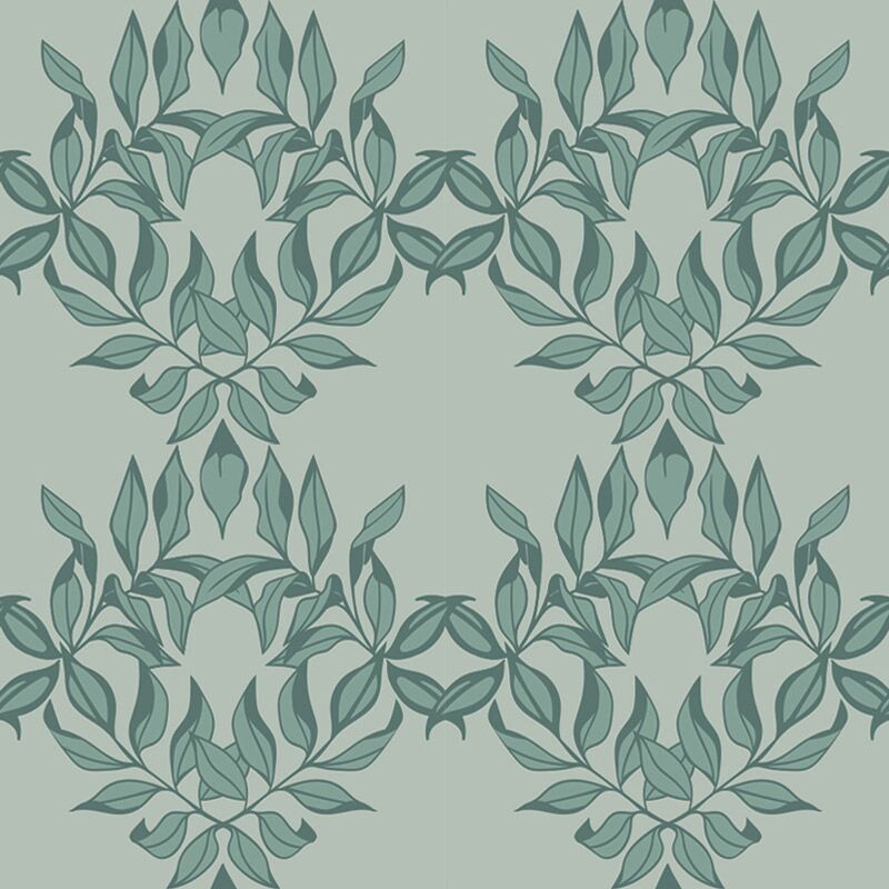 Cicada Collection Garden Trellis Mint by Laura Lane Design Cicada Collection Garden Trellis Mint by Laura Lane Design